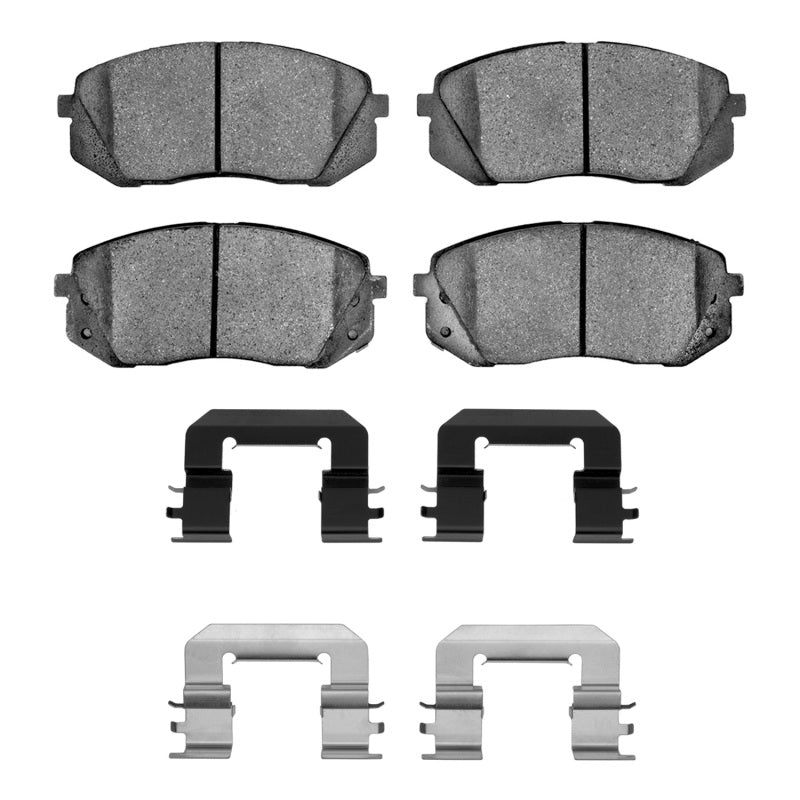 R1 Concepts R1 11-12 Kia Rondo (Canada) Front Semi Met Pads & Hardware Kit