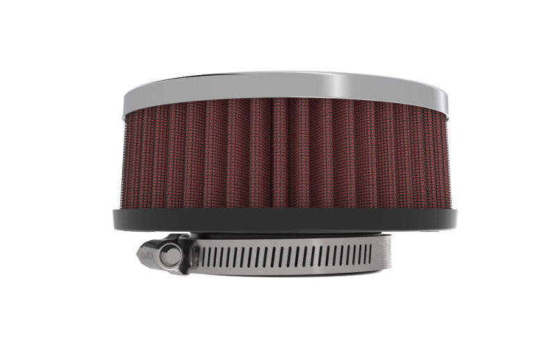 K&N Engineering K&N Universal Chrome Filter 2.438in Flange ID x 5.125in OD x 2in H
