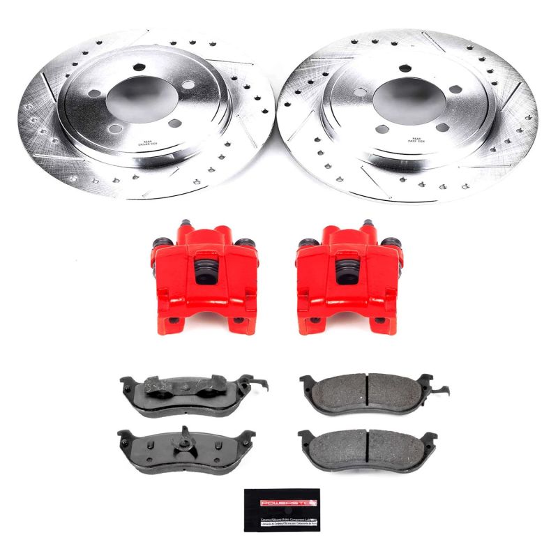 PowerStop Power Stop 02-05 Ford Explorer Rear Z36 Truck & Tow Brake Kit w/Calipers