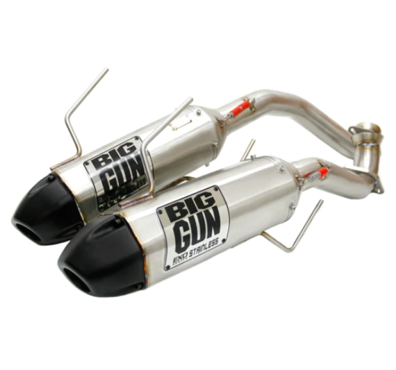 Big Gun 13-18 Can-Am Maverick 1000/XMR/MAX EXO Stainless 3/4 Dual Syst Exhaust
