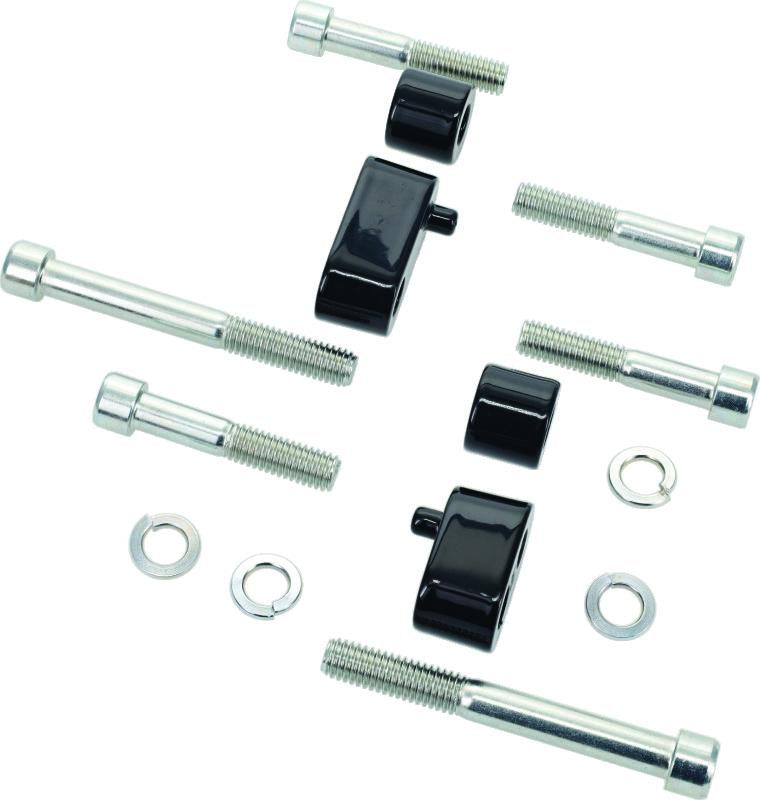 Kuryakyn Driver Floorboard Spacers 09-Up Touring Models Gloss Black