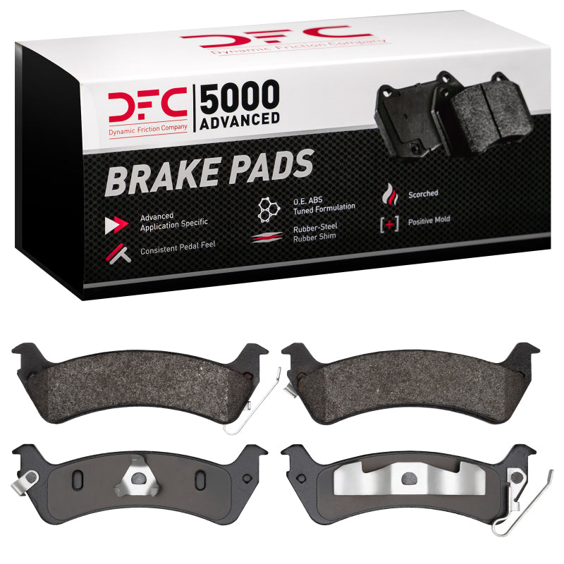 DFC 93-94 Jeep Grand Cherokee Rear 5000 Advanced Semi Metallic Brake Pads