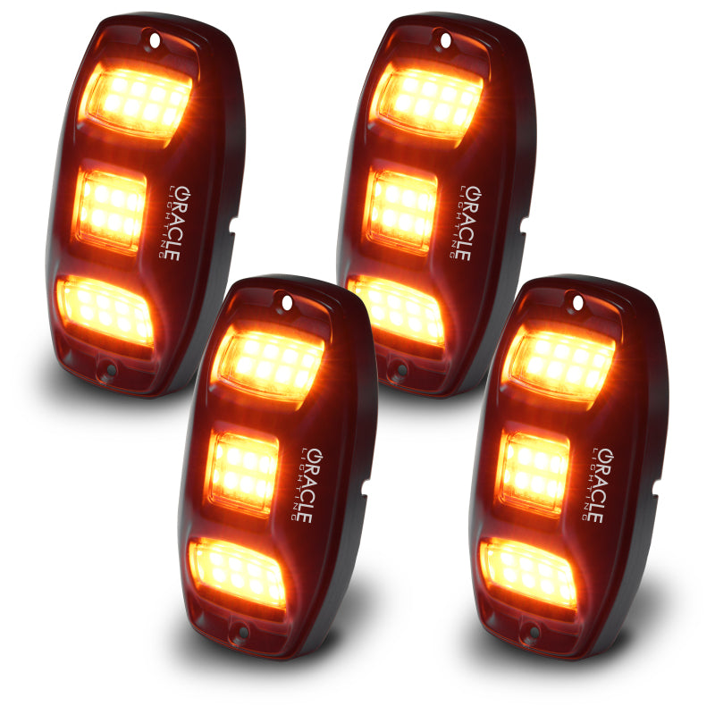 ORACLE Lighting Oracle Underbody RGB+W Wheel Well Rock Light Kit - 4 PCS - ColorSHIFT
