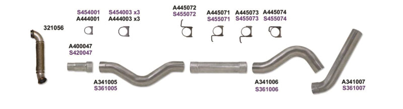 Diamond Eye Performance Diamond Eye KIT 5in Catback MRP Single w/ TDP SS 06-07 Chevy/GMC 6.6L Duramax 2500/3500
