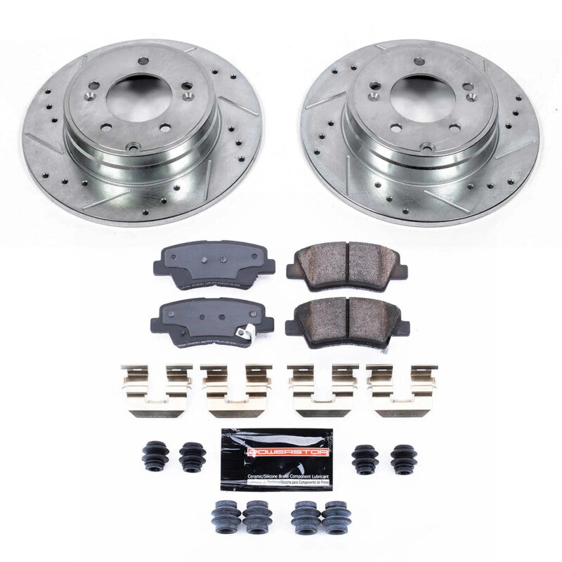PowerStop Power Stop 09-11 Hyundai Azera Rear Z23 Evolution Brake Kit