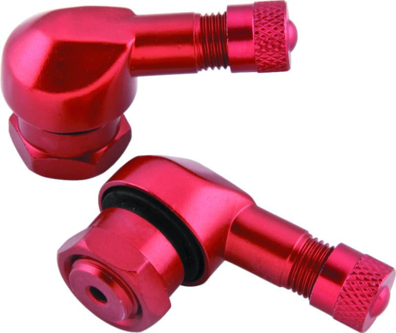 BikeMaster Valve Stem 2/Piece pack red