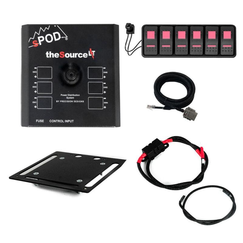 sPOD SourceLT Modular w/Red LED for 36in Battery Cables