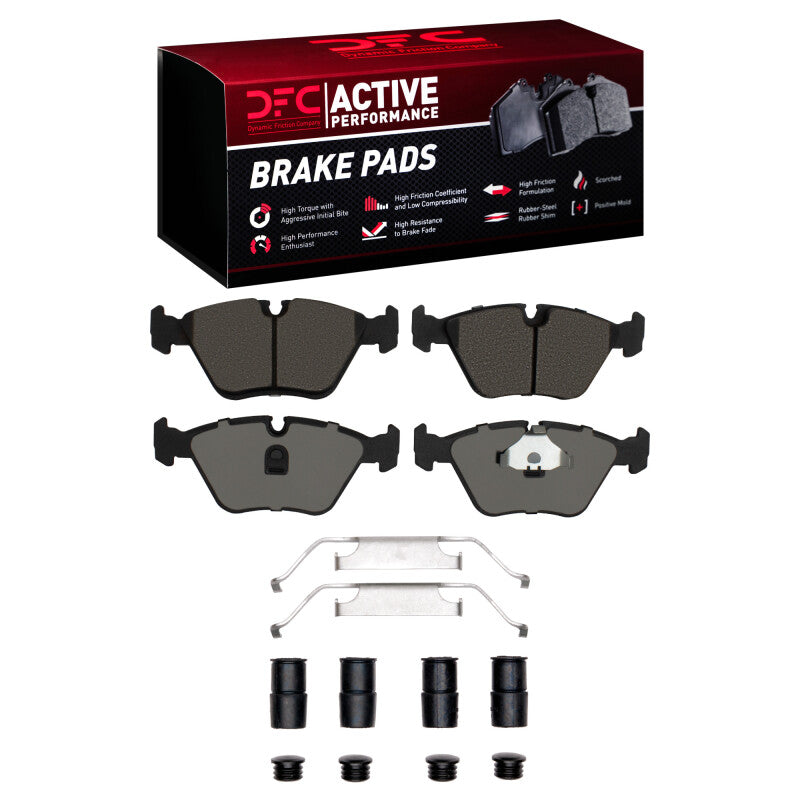 DFC 87-05 BMW 740i Front Active Performance Pads and Hardware Kit