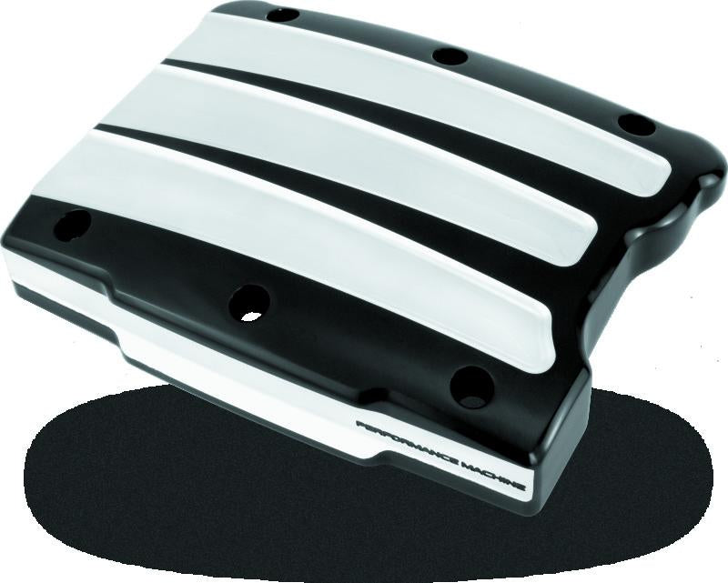 Performance Machine Twin Cam Scallop Rocker Cover - Contrast Cut