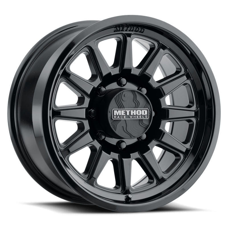 Method Wheels Method MR323 20x9 +12mm Offset 8x6.5 BP 130.81mm Gloss Black Wheel