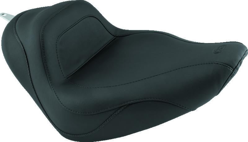 Mustang Motorcycle Mustang 06-17 Harley Softail Wide Tire (200mm) Sport Touring Solo Seat - Black
