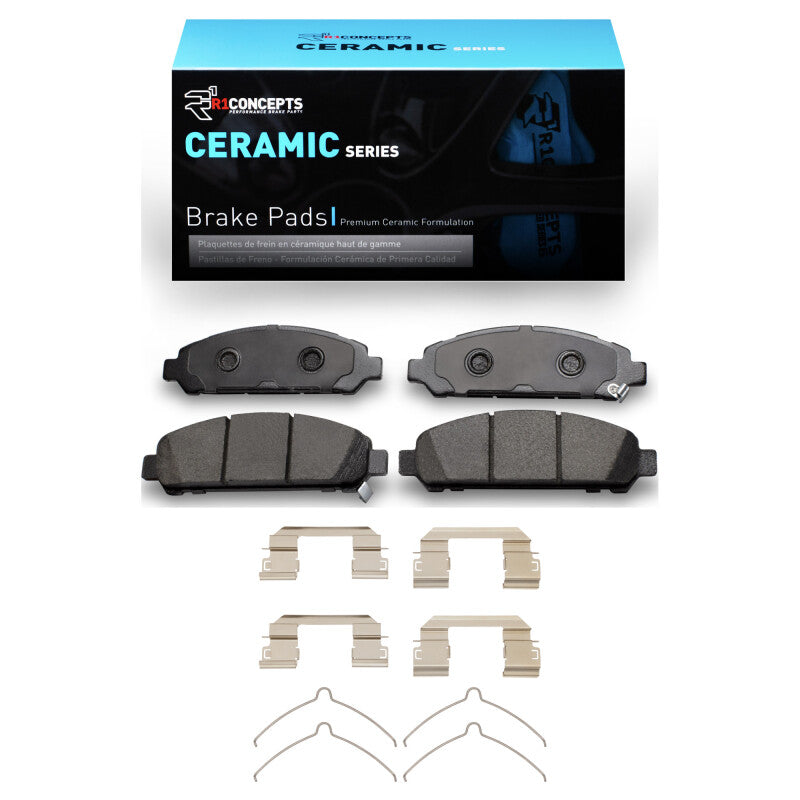 R1 Concepts R1 2009-2015 Toyota Venza Front R1 Ceramic Pads & Hardware Kit