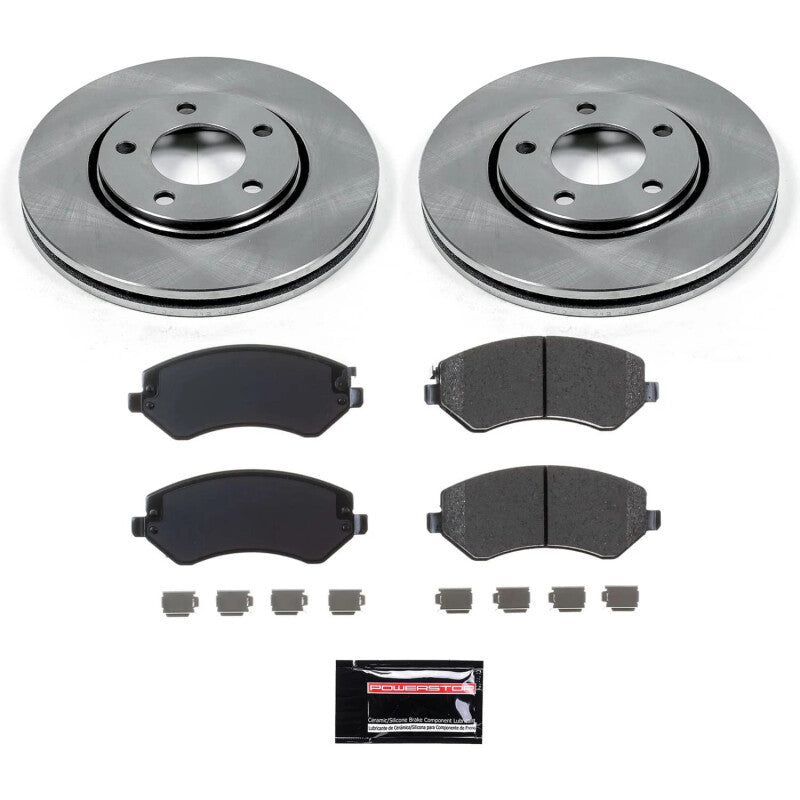 PowerStop Power Stop 01-06 Dodge Grand Caravan Front Semi-Coated Rotor Kit