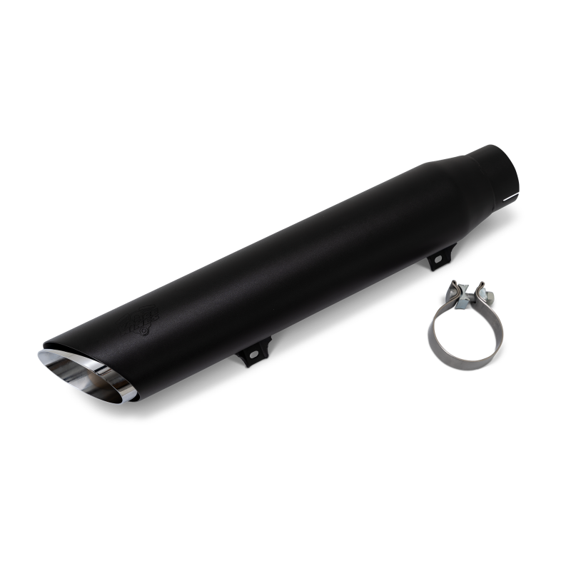 Vance and Hines Vance & Hines 2025+ HD Softail Twin Slash 4in Round Black Slip-On Exhaust