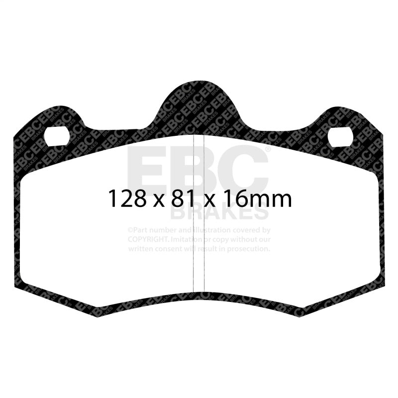 EBC 11+ Mclaren MP4-12C 3.8 Twin Turbo Bluestuff Rear Brake Pads
