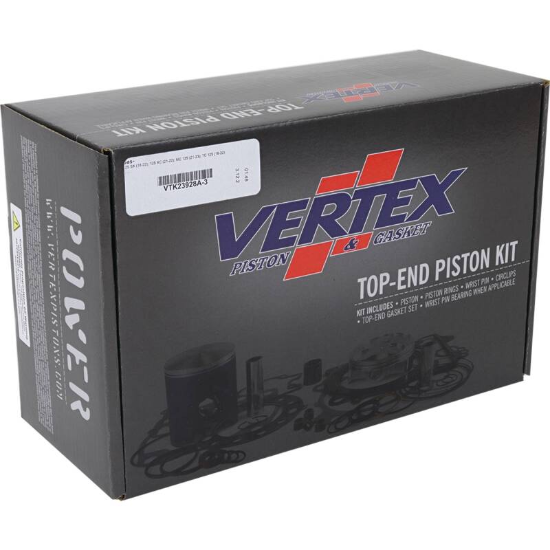 Vertex Pistons Vertex Piston 18-22 KTM 125 SX 125cc Top End Piston Kit