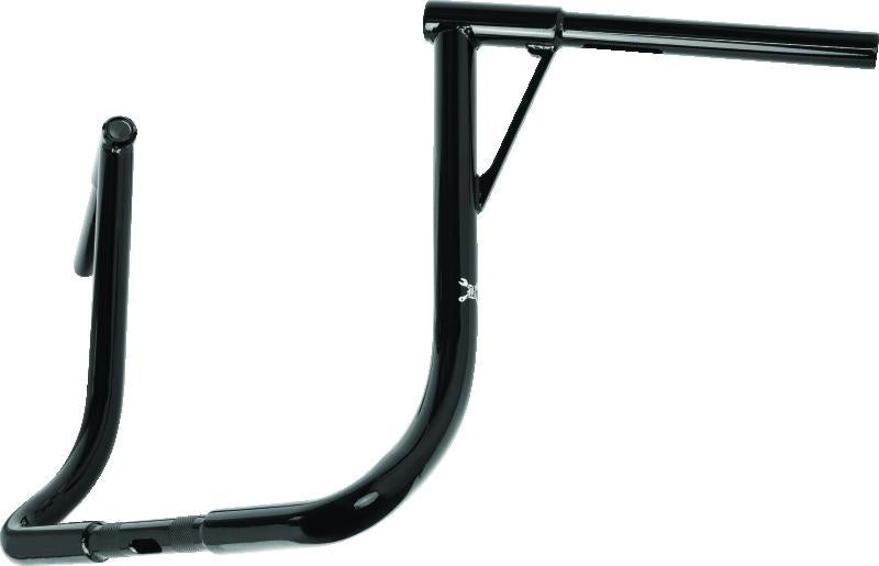 Burly Brand Louie B Bar 16in - Gloss Black