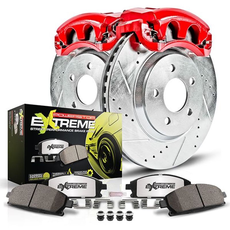 PowerStop Power Stop 2009 BMW 750i Rear Z26 Street Kit w/Cals