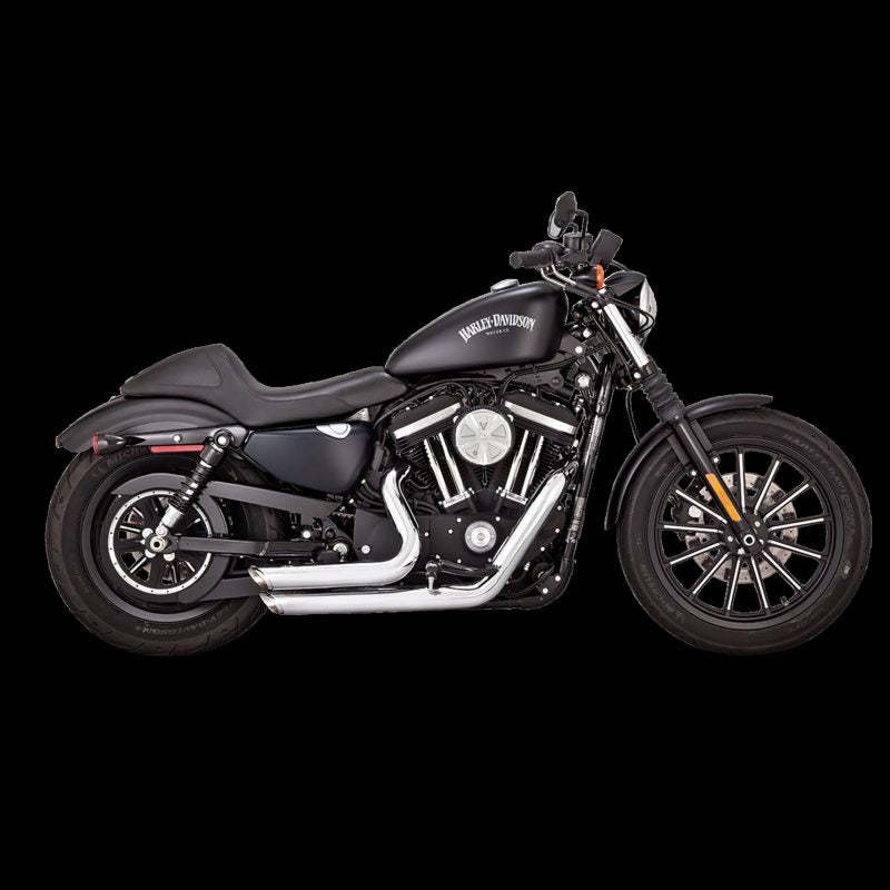 Vance and Hines Vance & Hines HD Sportster 14-22 Shortshots Stag Chrome Full System Exhaust