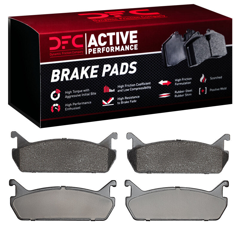 DFC 90-96 Ford Escort Rear Active Performance Pads - Low Metallic