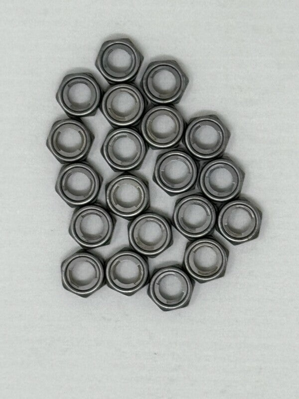 KYB Powersports KYB 06+ Honda/ Kawasaki/ Suzuki/ Yamaha Front Fork Lock Nut 6 mm. Flat Type - 20 Pk