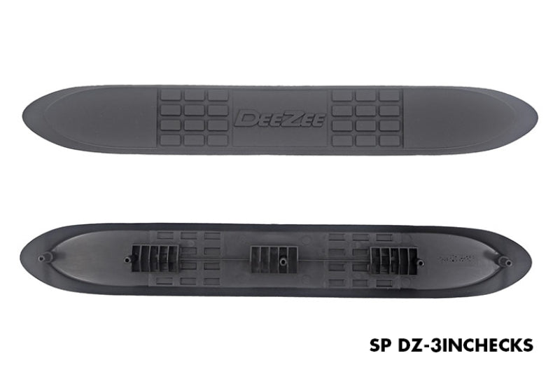 Dee Zee Universal Service Parts Step Pads 3In Checkered w/ DZ Logo