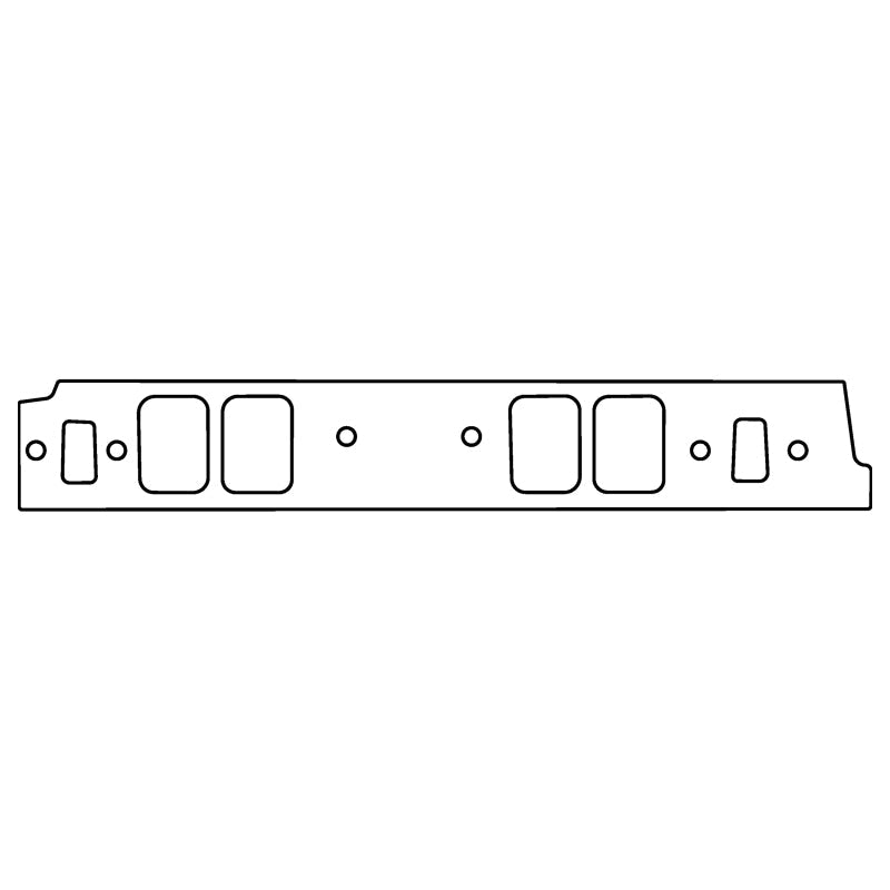 COMETIC C5436 CHEVROLET MARK-IV BIG BLOCK V8 .060" FIBER INTAKE MANIFOLD GASKET, FULL CNC RECTANGULAR PORTS, FITS BRODIX BIG