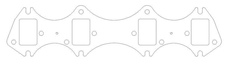 COMETIC C5922-030 FORD GEN-1 FE V8 .030" MLS EXHAUST MANIFOLD GASKET SET, 1.560" X 2.320" SQUARE PORTS