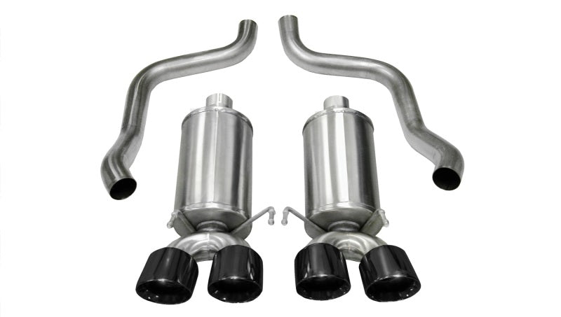 Corsa 14469BLK Axle-Back 2.5" Dual Rear Twin 3.5" Corvette C6