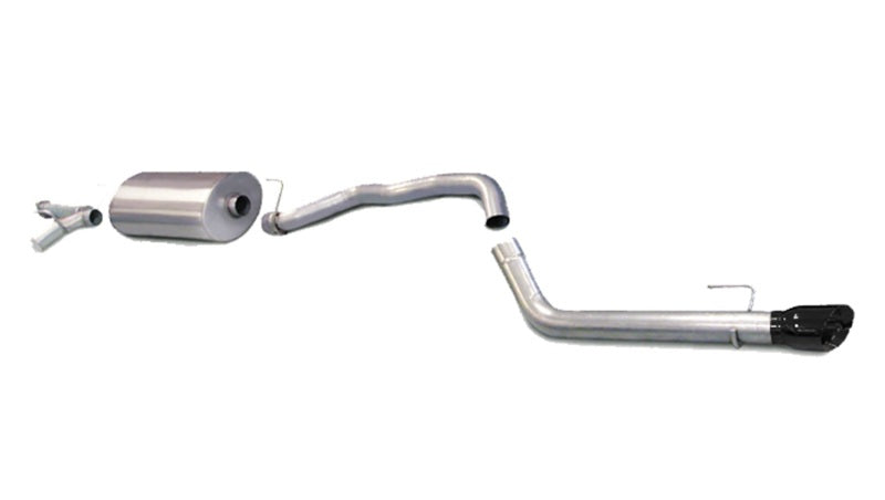 Corsa 14573BLK Cat-Back 3.0" Single Rear Single 4" Sequoia 5.7 08-17