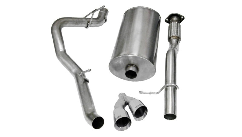 Corsa 14914 Cat-Back 3.0" Single Side Twin 4.0" Avalanche 09-13