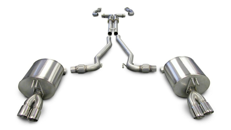 Corsa 14950 Cat-Back 2.5" Dual Rear Twin 3.0" G8 6.0/6.2 08-09