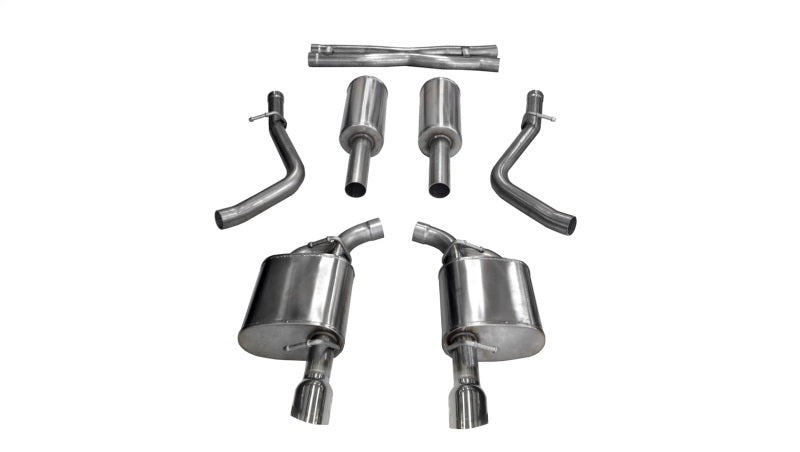 Corsa 21004 Cat-Back 2.75" Dual Rear Single 4.5" 300C 5.7 17-20