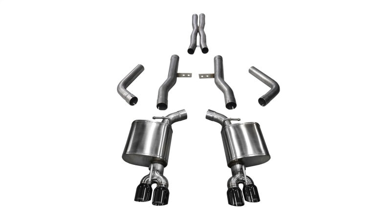 Corsa 21006BLK Cat-Back 2.75 Dual Rear Twin 3.5" Challenger 5.7 17-22