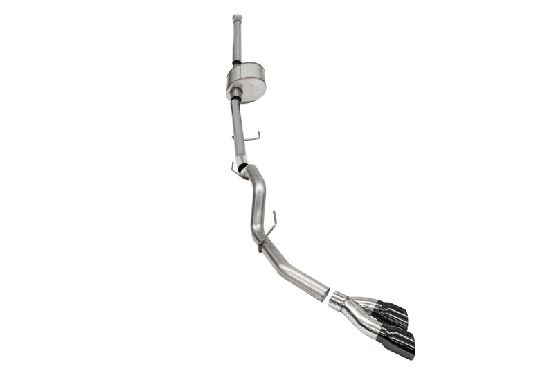 Corsa 21151BLK Cat-Back 3.0" Single Side Twin 4.0" F150 5.0 21-23