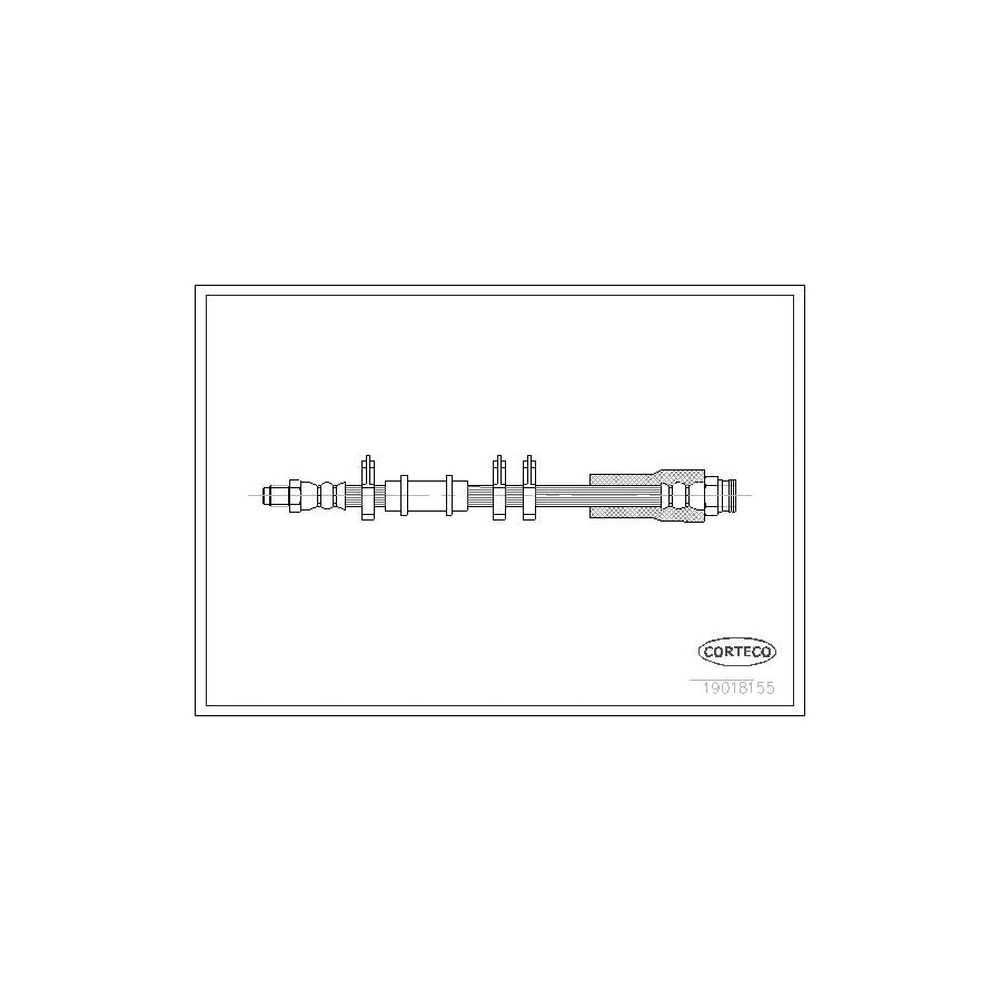 Corteco 19018155 Brake Hose