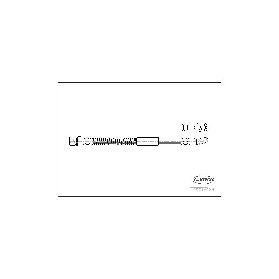 Corteco 19018484 Brake Hose for Lada Niva (2121, 2131)