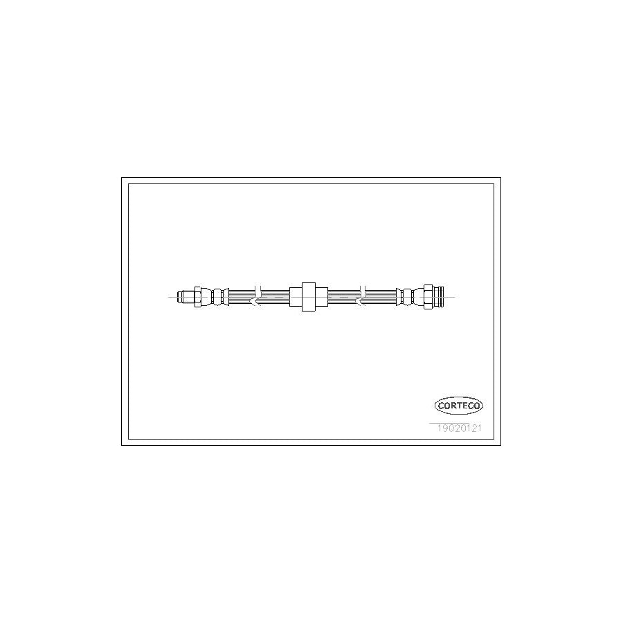 Corteco 19020121 Brake Hose