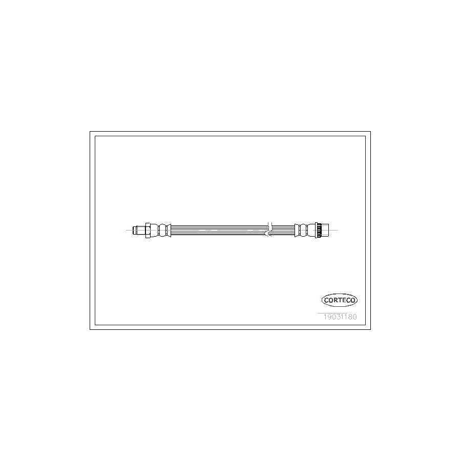 Corteco 19031180 Brake Hose