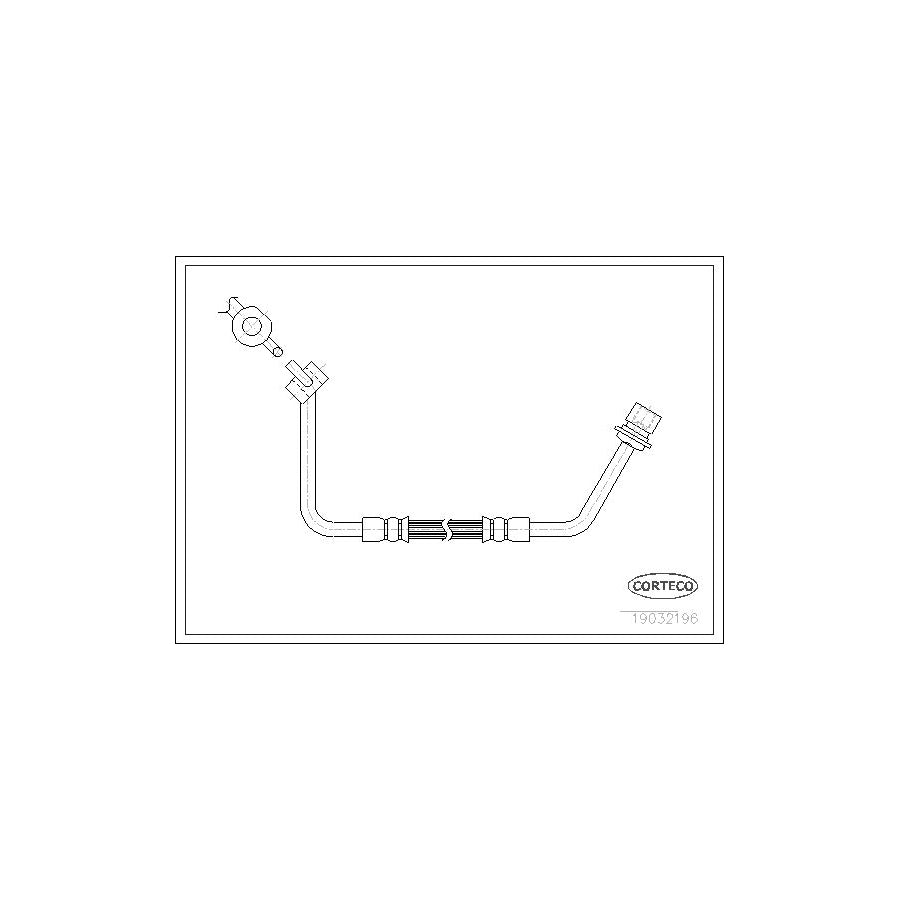 Corteco 19032196 Brake Hose for Ford Transit