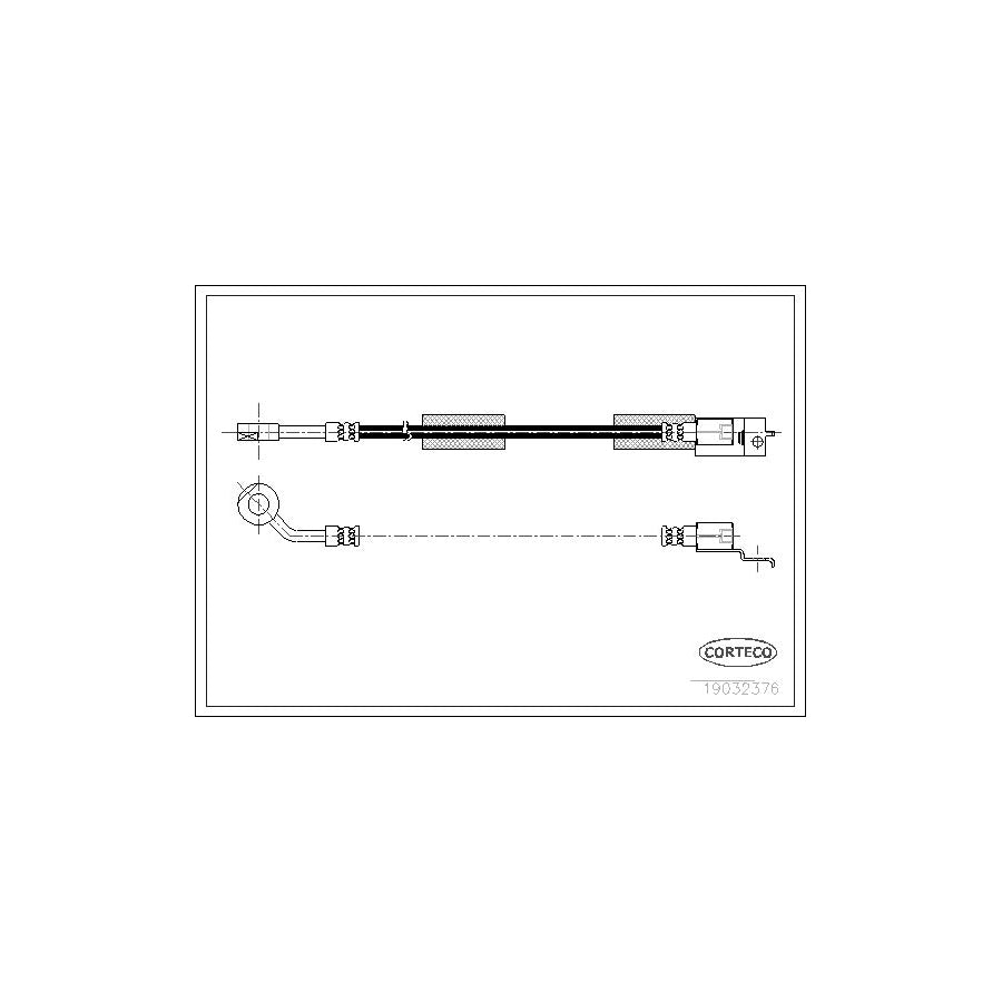 Corteco 19032376 Brake Hose