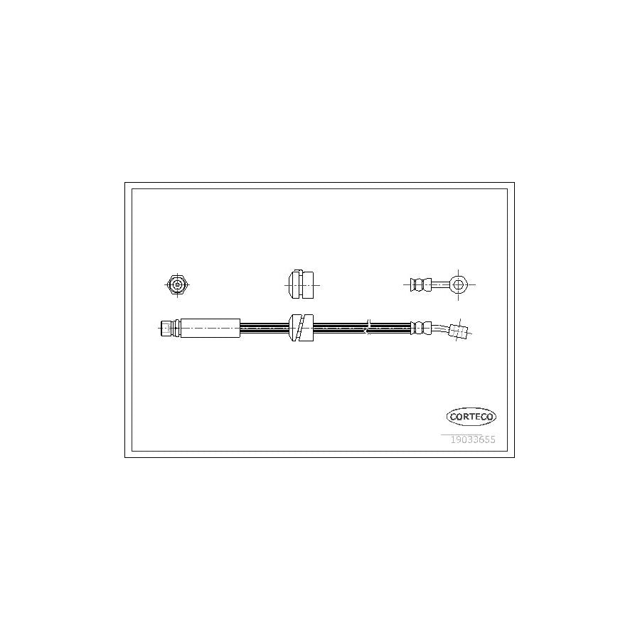 Corteco 19033655 Brake Hose