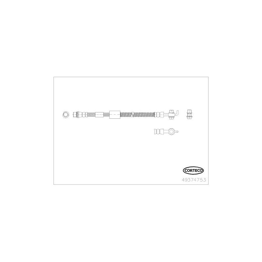 Corteco 49374753 Brake Hose