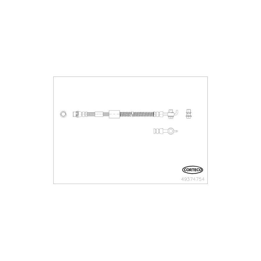 Corteco 49374754 Brake Hose