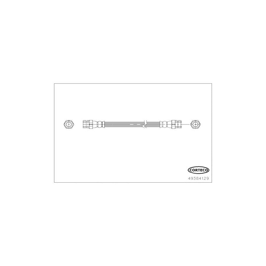 Corteco 49384129 Brake Hose