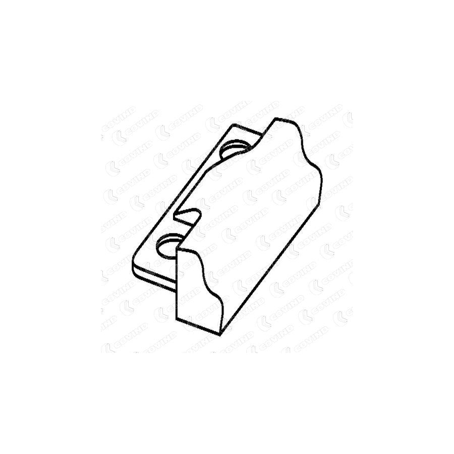 Covind D06/162 Rubber Buffer, Driver Cab