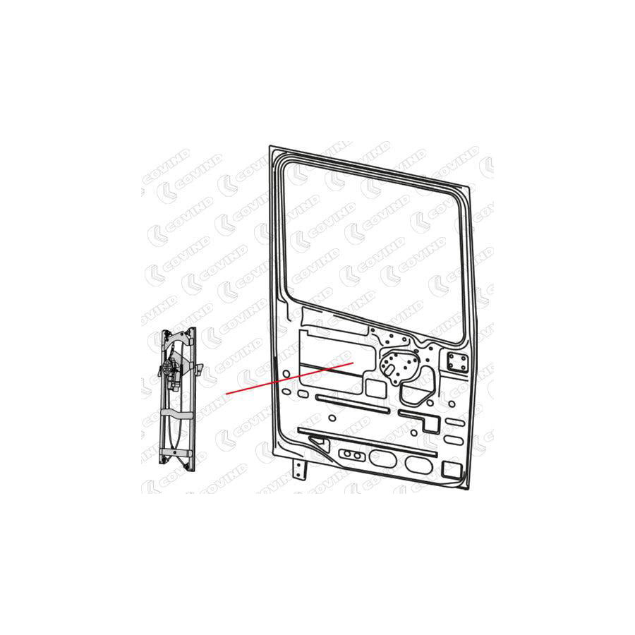 Covind Xf6/175 Window Regulator