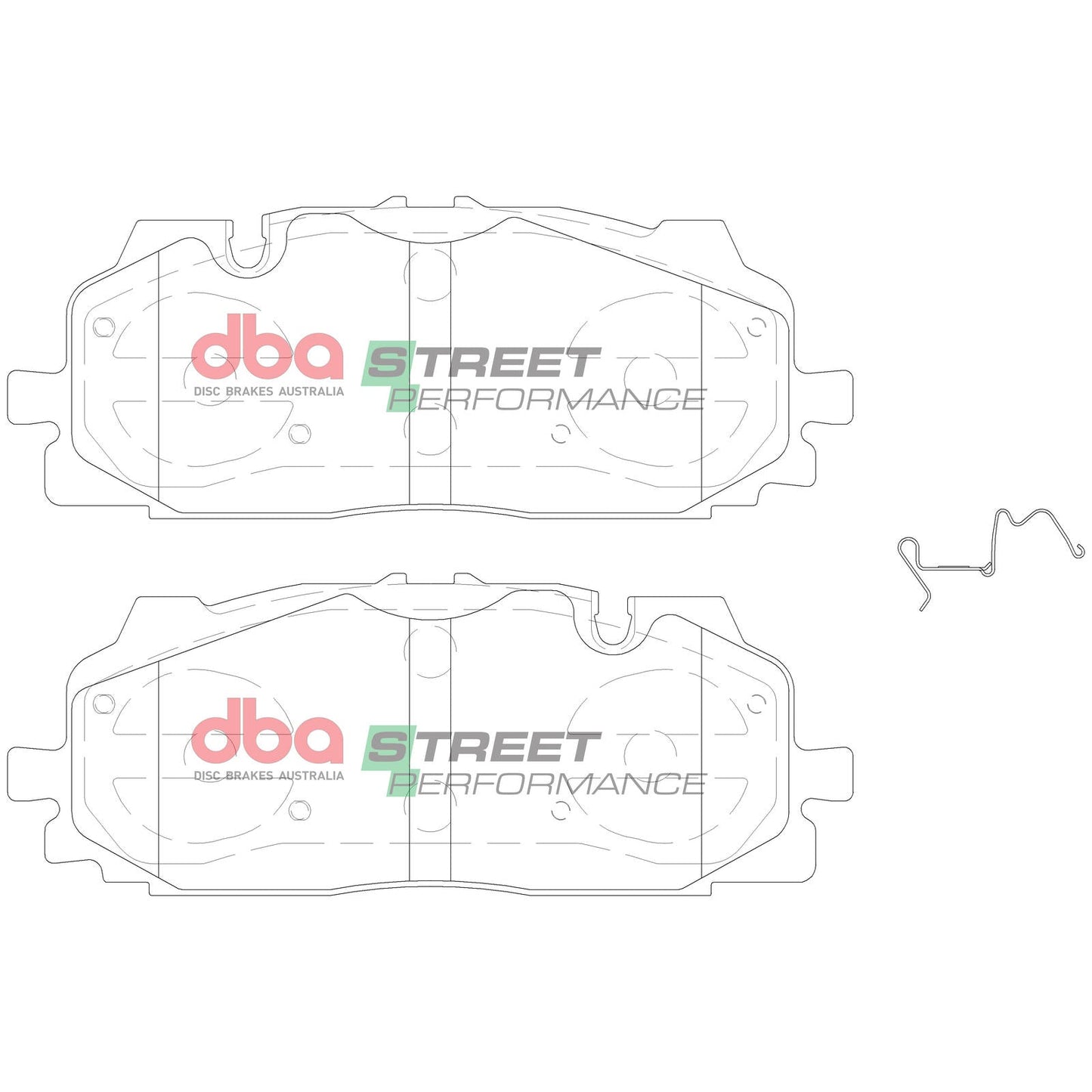 DBA DB15030SP High Performance Brake Pad Set