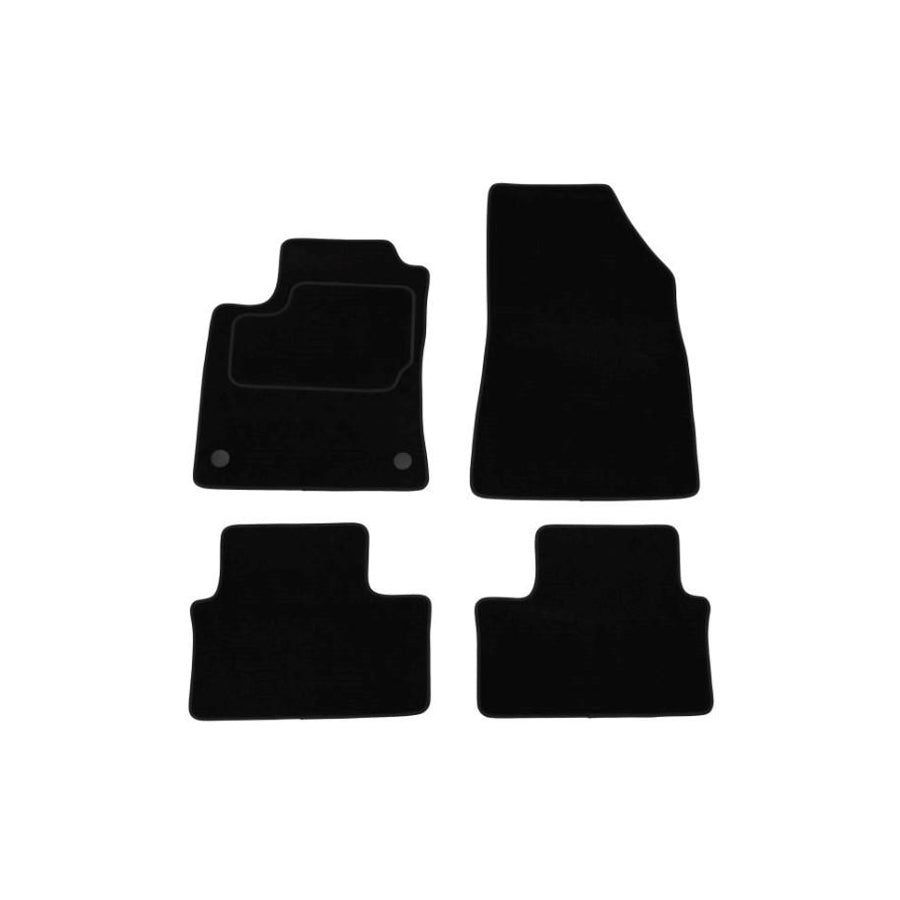 Custo Pol Rnt141C Floor Mat Set for Renault Clio V Hatchback (Bf)