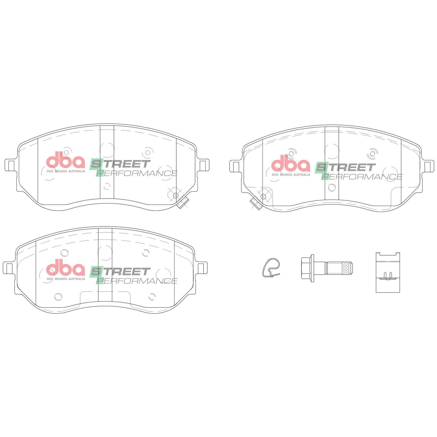 DBA DB15014SP High Performance Brake Pad Set